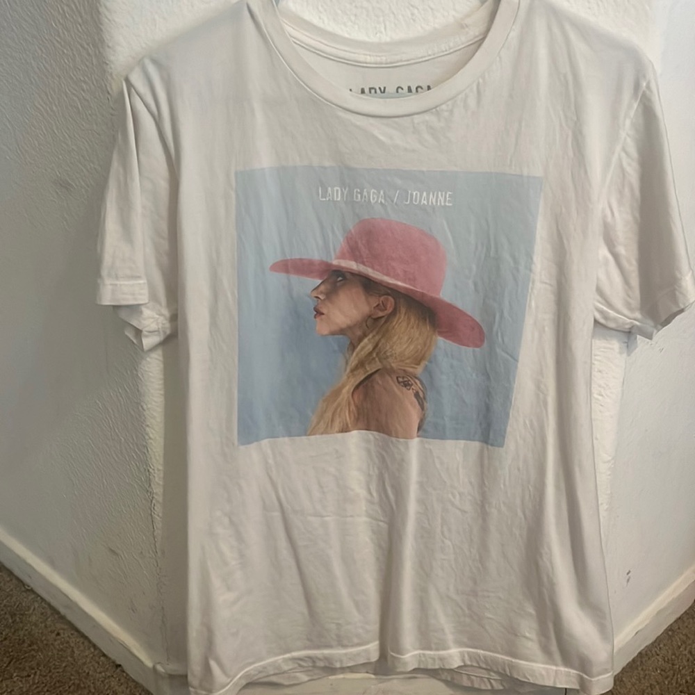 Lady Gaga Shirt Joanne Album Cover T-Shirt Mens M Unisex